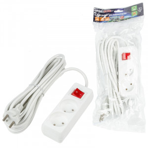 Удлинитель бытовой Uniel Ultra S-CU2-5B WHITE UL-00009993