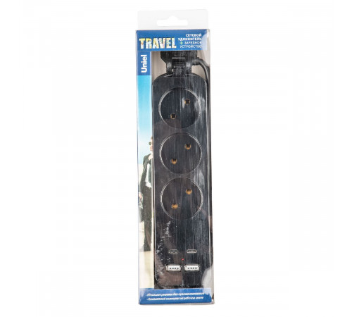 Удлинитель Uniel S-CT3-1,8UC BLACK UL-00011139