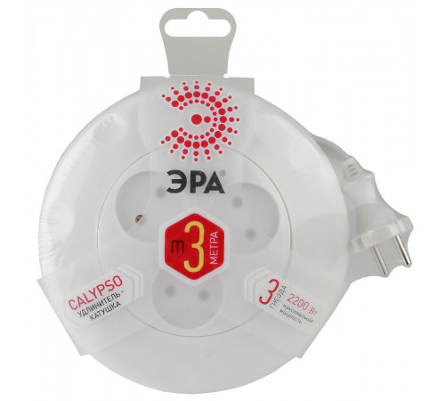 Удлинитель электрический Эра UR-3-3m-W Б0019038