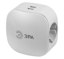 Сетевой разветвитель ЭРА SP-3e-USB-2A Б0015243