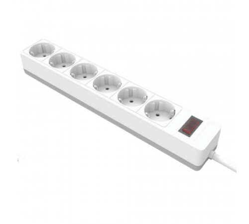 Сетевой фильтр 6-местный с/з Stekker Optima HM20-61-02 50095 Сетевой фильтр 6-местный с/з Stekker Optima HM20-61-02 50095