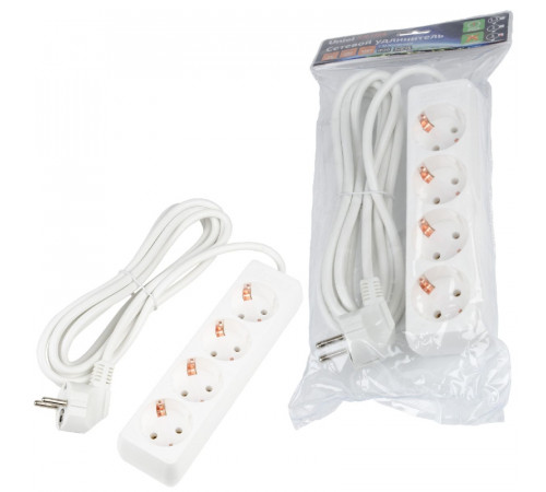 Удлинитель бытовой Uniel Ultra S-GCU4-3 WHITE UL-00010006