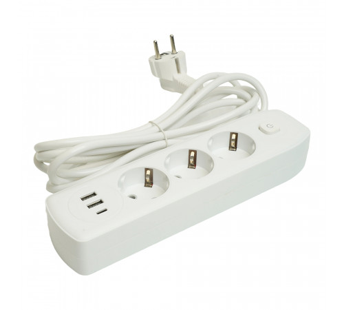 Удлинитель Stekker Home plus HM08-33-02 49977 Удлинитель Stekker Home plus HM08-33-02 49977