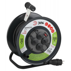 Удлинитель силовой Эра RMx-4es-3x2.5-30m-IP44(KG) Б0043058