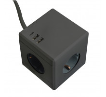 Удлинитель трехместный Stekker Comfort HM10-41-01 49657