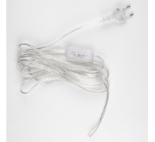 Сетевой шнур Uniel UCX-C12/01A-450 CLEAR UL-00007235