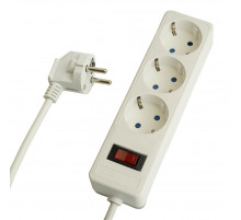 Сетевой фильтр 3-местный с/з Stekker Optima HM20-31-02 50086