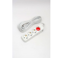 Удлинитель с/з 4вх с защитными шторками ELBI Myra 527-010205-421