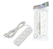 Удлинитель бытовой Uniel Ultra S-CU4-3 WHITE UL-00009988