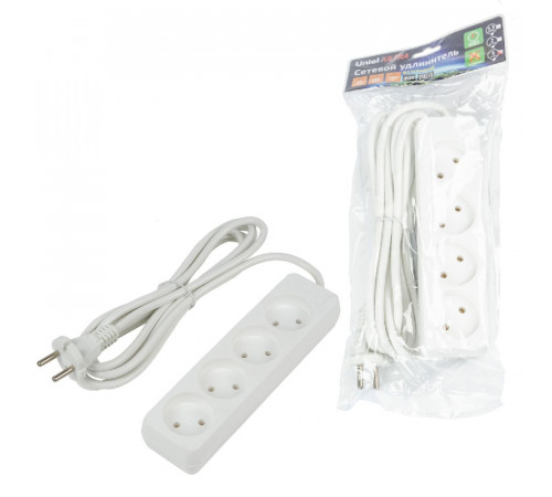 Удлинитель бытовой Uniel Ultra S-CU4-3 WHITE UL-00009988 Удлинитель бытовой Uniel Ultra S-CU4-3 WHITE UL-00009988