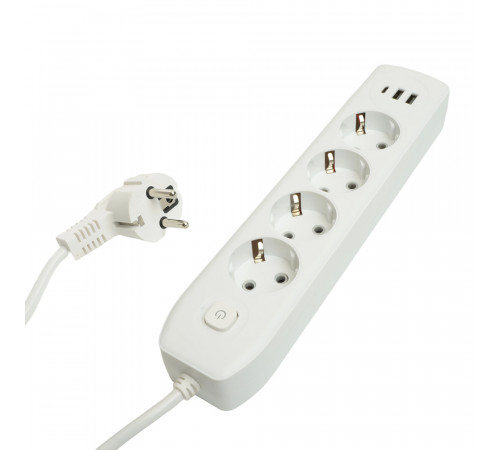 Удлинитель Stekker Home plus HM08-43-02 49978 Удлинитель Stekker Home plus HM08-43-02 49978
