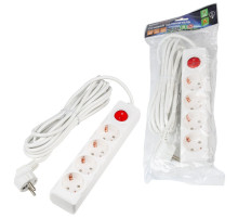 Удлинитель бытовой Uniel Ultra S-GCU4-5B WHITE UL-00010024