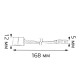 Коннектор гибкий для светодиодной ленты 2835/60SMD Gauss (3 шт) 241204000