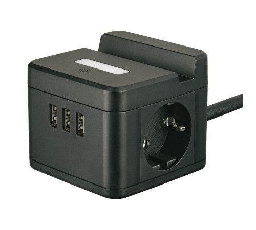 Удлинитель Uniel S-GCD2-1,5SBUH BLACK UL-00011252 Удлинитель Uniel S-GCD2-1,5SBUH BLACK UL-00011252