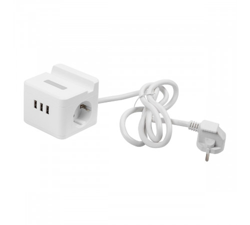 Удлинитель Uniel S-GCD2-1,5SBUH WHITE UL-00011251 Удлинитель Uniel S-GCD2-1,5SBUH WHITE UL-00011251