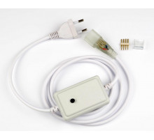 Провод для монохромной светодиодной ленты Neon (UL-00005799) Uniel UCX-SP4/N22 White 1 Sticker