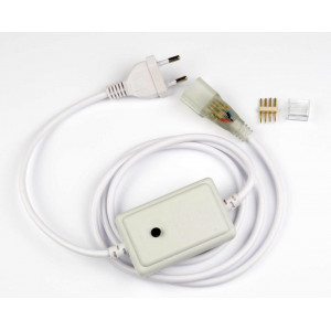 Провод для монохромной светодиодной ленты Neon (UL-00005799) Uniel UCX-SP4/N22 White 1 Sticker