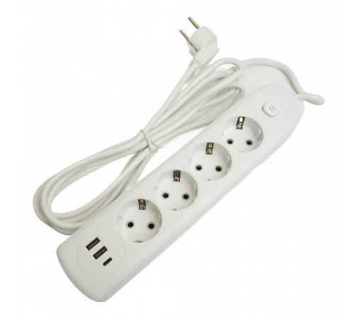 Удлинитель Stekker Home plus HM08-43-02 49978 Удлинитель Stekker Home plus HM08-43-02 49978