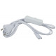 Сетевой шнур c выключателем Эра LLED-A-CABLE-1.5m-SW-W Б0025694