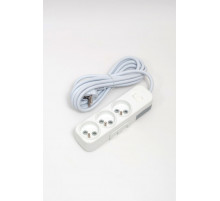 Удлинитель с/з 3вх с защитными шторками с включателем ELBI Myra 527-010203-322