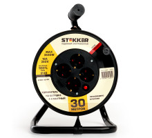 Удлинитель на катушке Stekker Standart STD01-40-30 49390