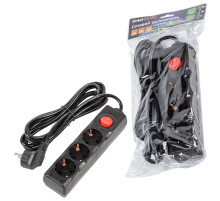 Удлинитель бытовой Uniel Ultra S-GCU3-3B BLACK UL-00010017