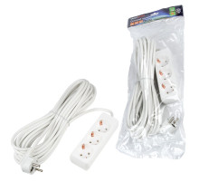 Удлинитель бытовой Uniel Ultra S-GCU3-10 WHITE UL-00010004
