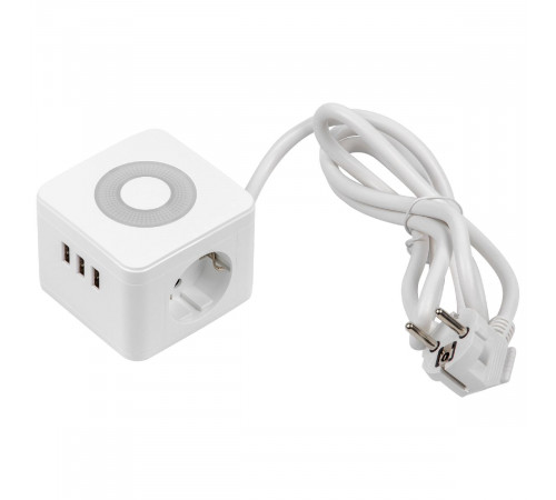Удлинитель Uniel S-GCD2-1,5SBU WHITE UL-00011249 Удлинитель Uniel S-GCD2-1,5SBU WHITE UL-00011249