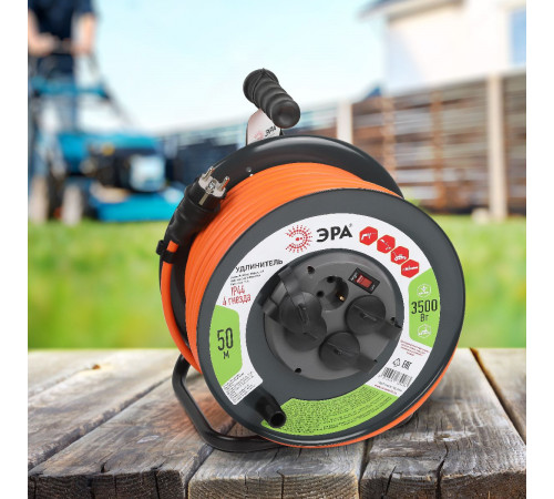 Удлинитель силовой Эра RMx-4es-3x2.5-50m-IP44 Б0052922