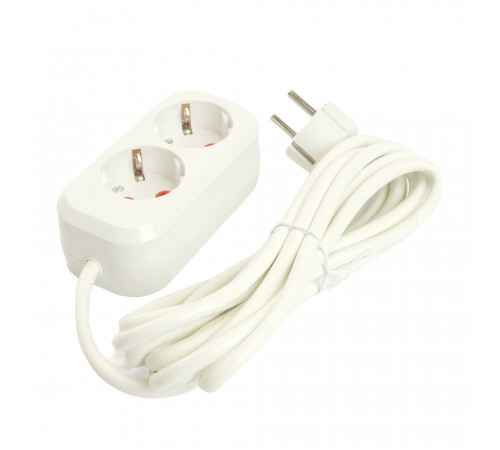 Удлинитель двухместный Stekker Home 49339 Удлинитель двухместный Stekker Home 49339