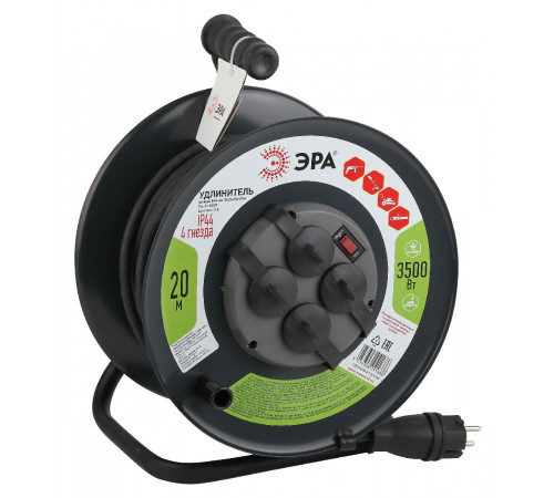 Удлинитель силовой Эра RMx-4es-3x2.5-20m-IP44(KG) Б0043057 Удлинитель силовой Эра RMx-4es-3x2.5-20m-IP44(KG) Б0043057