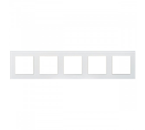Рамка на 5 постов Arlight FRM-GLARE-GS-5-WH 043805 Рамка на 5 постов Arlight FRM-GLARE-GS-5-WH 043805