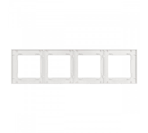 Рамка четырехместная Arlight FRM-GLARE-GS-4-WH 043802 Рамка четырехместная Arlight FRM-GLARE-GS-4-WH 043802