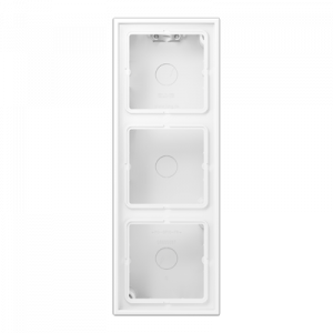 Коробка трехместная Jung LS583AWWM