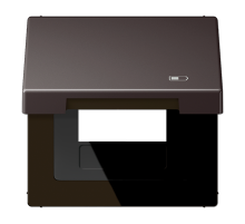 Рамка с подпружиненной крышкой для USB-механизмов Jung AL2990KLUSBD