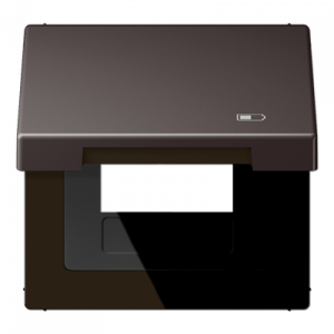 Рамка с подпружиненной крышкой для USB-механизмов Jung AL2990KLUSBD