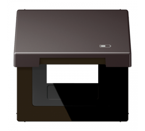 Рамка с подпружиненной крышкой для USB-механизмов Jung AL2990KLUSBD