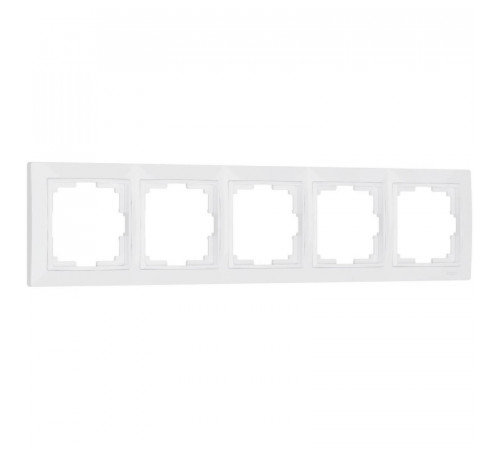 Рамка на 5 постов Werkel Snabb basic белый W0052001 4690389161452 Рамка на 5 постов Werkel Snabb basic белый W0052001 4690389161452