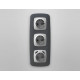 Лицевая панель для розетки с/з со шторками 2USB A+A Ambrella Volt Omega OP4090