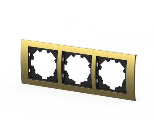 Рамка трехместная ELBI Zena Platin 500-073400-227 Рамка трехместная ELBI Zena Platin 500-073400-227