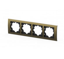 Рамка четырехместная ELBI Zena Platin 500-075800-228