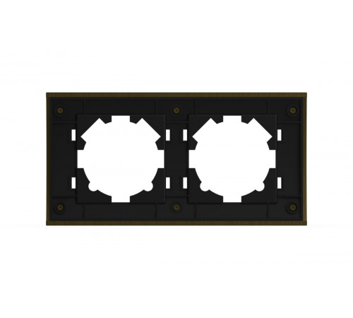 Рамка двухместная ELBI Zena Platin 500-075800-226 Рамка двухместная ELBI Zena Platin 500-075800-226