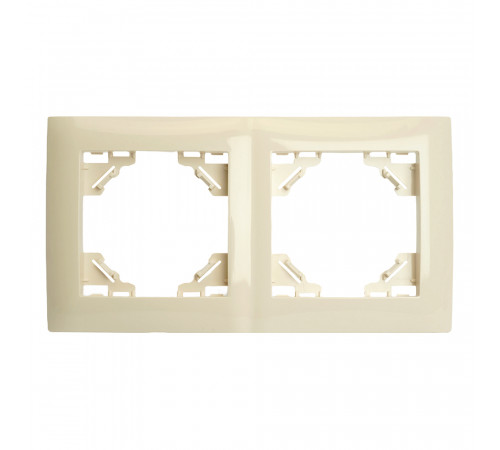 Рамка двухместная Stekker PFR00-9012-02 Эрна Элегант 49667 Рамка двухместная Stekker PFR00-9012-02 Эрна Элегант 49667