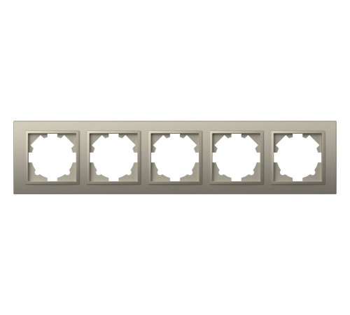 Рамка пятиместная ELBI Zena 500-011400-250 Рамка пятиместная ELBI Zena 500-011400-250