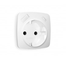 Лицевая панель для розетки с/з со шторками 2USB A+C Ambrella Volt Omega OP1300