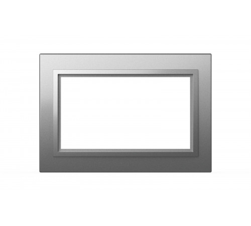 Рамка для двухместной розетки с заземлением ELBI Zena 608-011000-907 Рамка для двухместной розетки с заземлением ELBI Zena 608-011000-907