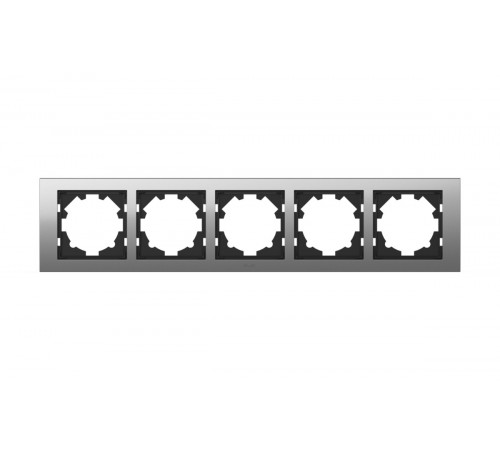 Рамка пятиместная ELBI Zena Platin 500-073600-250 Рамка пятиместная ELBI Zena Platin 500-073600-250