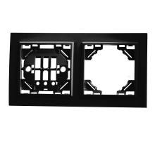 Рамка 2-местная горизонтальная Stekker PFR00-9002-03 39483