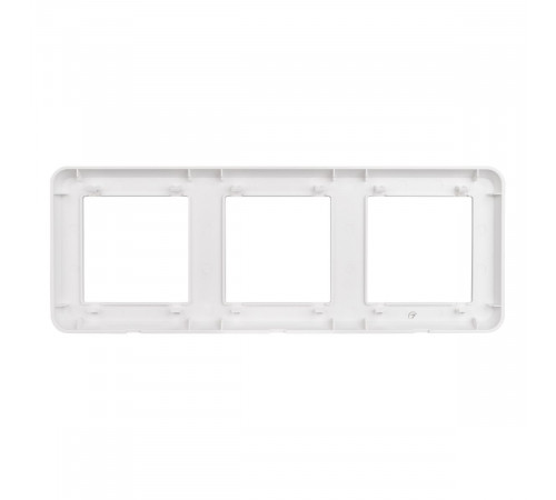 Рамка трехместная Arlight FRM-VERSA-PL-3-WH 043782 Рамка трехместная Arlight FRM-VERSA-PL-3-WH 043782
