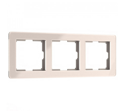 Рамка на 3 поста Werkel Acrylic айвори 4690389186295 W0032743 Рамка на 3 поста Werkel Acrylic айвори 4690389186295 W0032743
